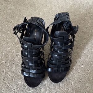 Nine West Black Strappy Women's Sandals